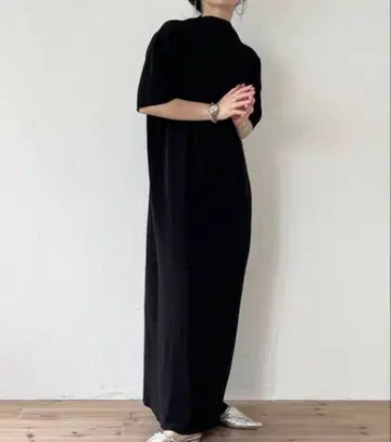 wee9s 스트레치 플리츠 롱 원피스 스페치오 위크스