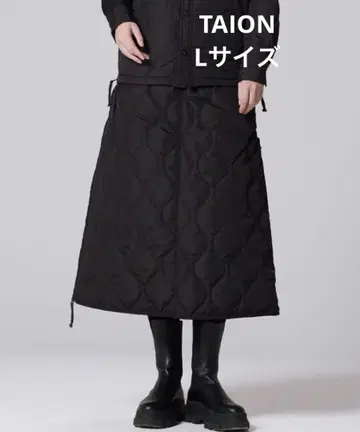 새상품급 [TAION] 밀리터리 지퍼 가제트 다운 스커트