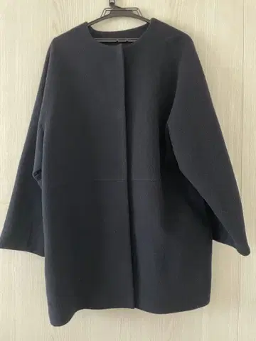 Doux Archives 네이비 오버 사이즈 코트 F