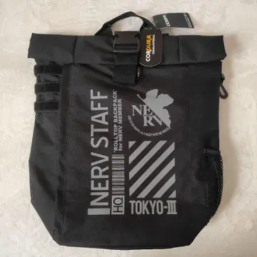 새상품 NERV 롤탑 백팩 블랙