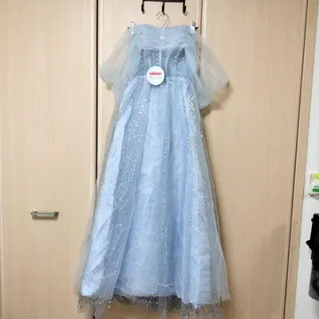 오프숄더 롱 드레스