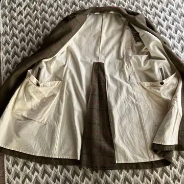 ASEEDONCLOUD 체크 무늬 코트