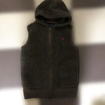 Gymphlex 후드 부착 베스트 M 사이즈 다크 브라운