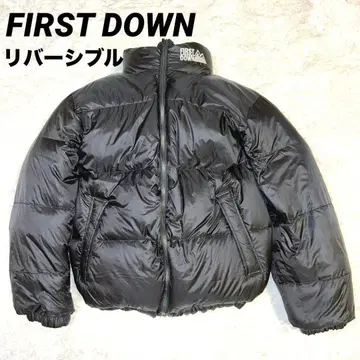 미사용급 FIRST DOWN 리버서블 쇼트 다운 y2k S 사이즈