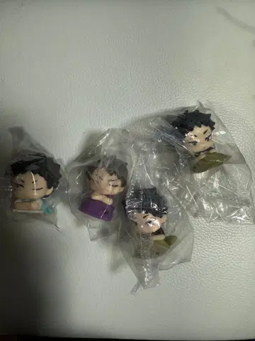 하이큐 가챠가챠 4체 세트