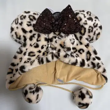 디즈니 팬캡 레오파드 무늬 미니