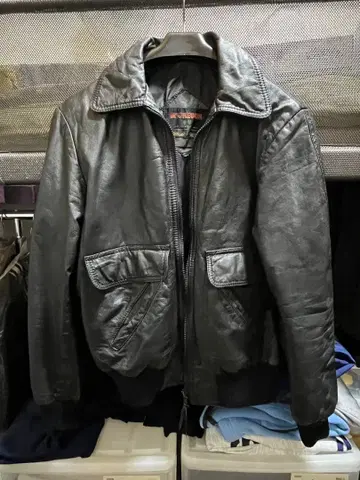 80's M'GREGOR 가죽 자켓