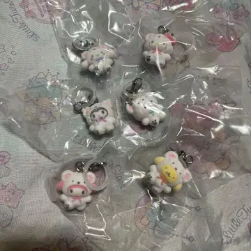 산리오 메지루시 액세서리 포근포근 스노우