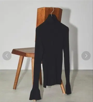 TODAYFUL 플레어커프스 립 니트 블랙