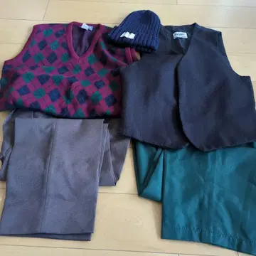 베스트, 모자 바지 락 댄스 의상 구제 의류