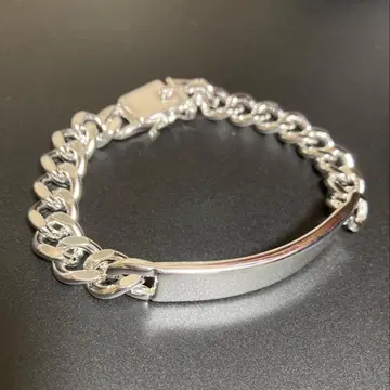 실버 925 id 플레이트 팔찌 키헤이 체인 멕시칸 주얼리