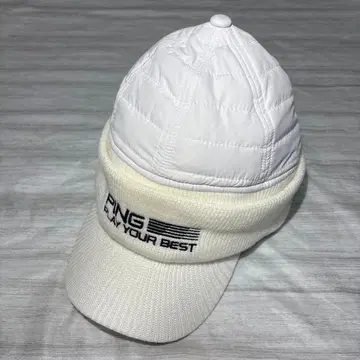 [컨디션 최상] PING 브림 니트 캡 unisex