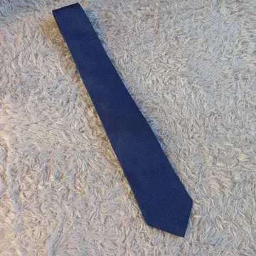 Salvatore Ferragamo 네이비 실크 넥타이