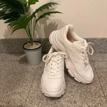 ZARA 자라 화이트 스니커즈