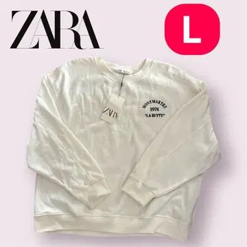 ZARA 프린트 맨투맨 L 사이즈