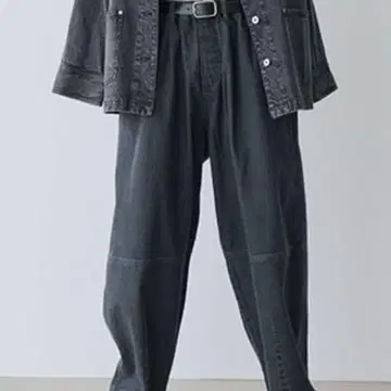 studio clip 배럴 데님 팬츠 M 사이즈 블랙