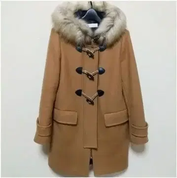 ZARA 퍼 더플 코트