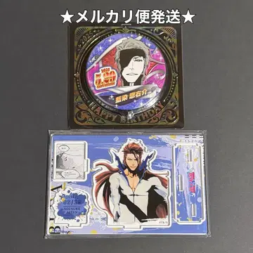 BLEACH 생일 캔뱃지 명장면 디오라마 피규어 아이젠 소스케