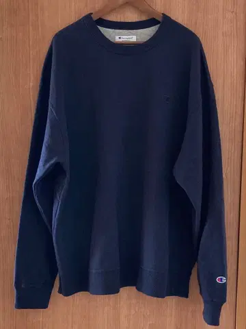 챔피온 트레이닝복 맨투맨 네이비