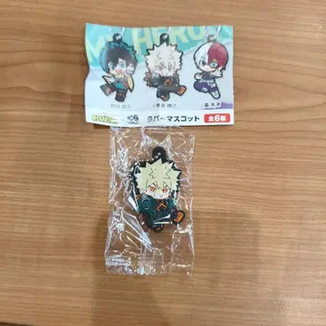 쿠라스시 바쿠고 카츠키 러버 마스코트 키링 미개봉