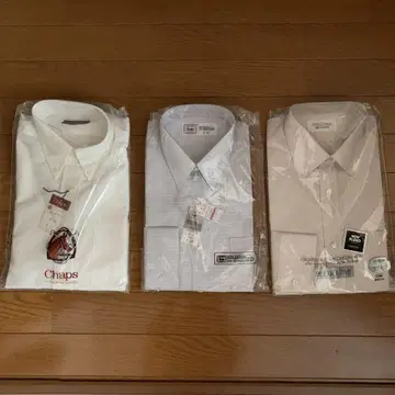 미사용 새상품 긴팔 와이셔츠 3장 세트