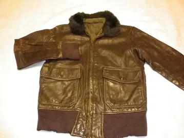 빈티지 G-1 군용 밀리터리 플라이트 자켓 가죽 자켓