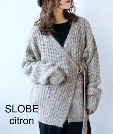 SLOBE citron 모헤어 혼 오버 사이즈 가디건