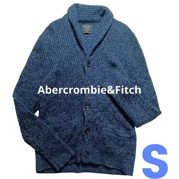 아바크롬비&피치 숄카라 리브 니트 네이비 남성용 가디건