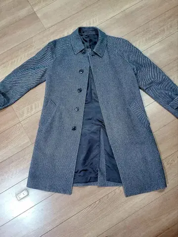 캐시미어 혼방 그레이 스텐카라 코트 마노 가먼트 컴플렉스