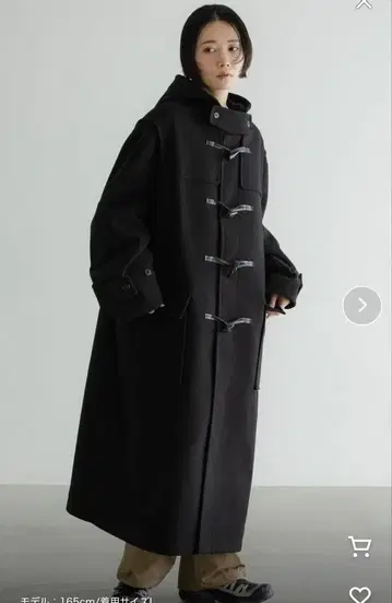 W 페이스 더플 코트 로리즈팜