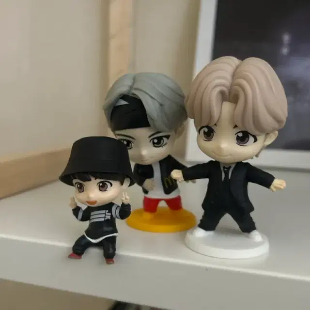 BTS 방탄소년단 뷔 정국 타이니탄 맥도날드 피규어