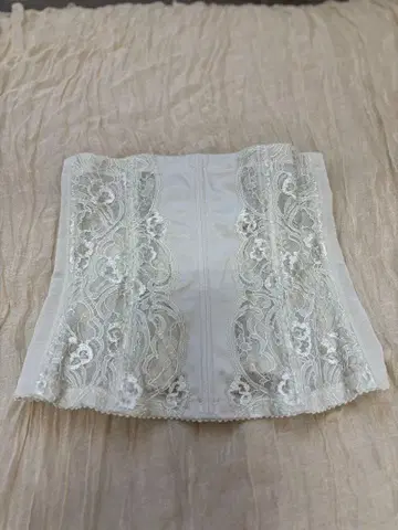 아이보리 베이지 브라이덜 이너 코르셋 레이스