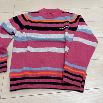 VIVA HEART 스트라이프 니트 스웨터 사이즈 40