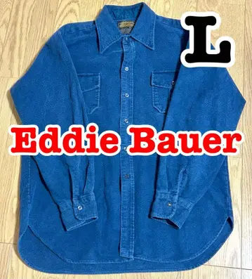 블랙 택 USA제 Eddie Bauer 샤모아 크로스 네이비