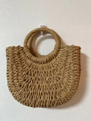 반달형 여성용 바스켓백