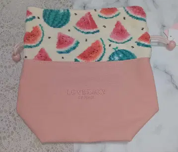 미사용 새상품 택 포함 페이러 라브라리 수박 도트 복조리 백