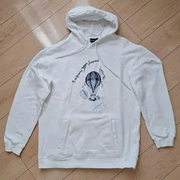 EMPORIO ARMANI 후드티 화이트 M 사이즈