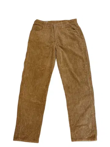 Blue Way 코듀로이 스트라이프 팬츠 베이지 구제 의류 빈티지