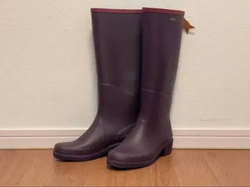 AIGLE 퍼플 롱 부츠