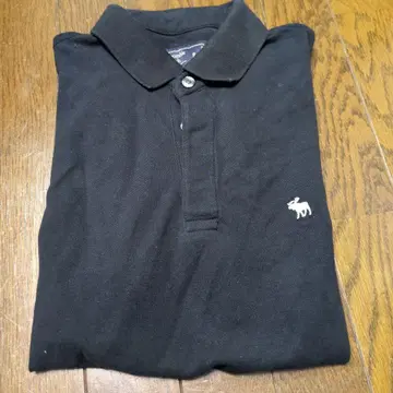 Abercrombie & Fitch 블랙 피케 셔츠 S