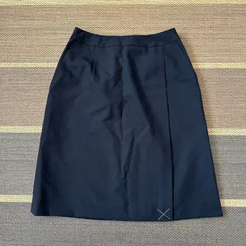 enjoy 스커트 카시마 다크 네이비 7호 사무복
