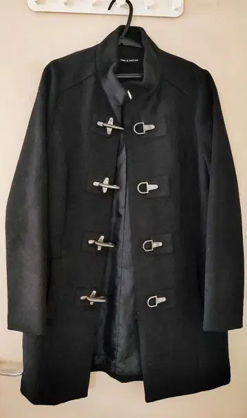 EBEL MOTION 울 코트 블랙 ZARA