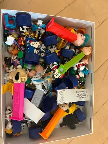 스누피 피규어 세트 다수