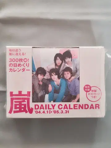아라시 일력 달력 2004-2005
