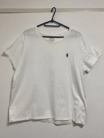폴로 랄프 로렌 화이트 T 셔츠 반팔