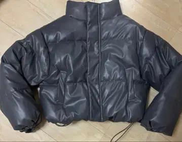 GRL 스탠드넥 가죽 다운 자켓[kd83]