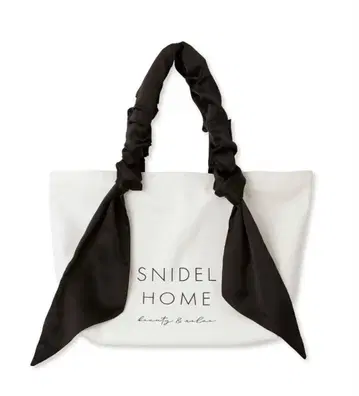 SNIDEL HOME 토트백 화이트/블랙