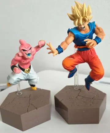 드래곤볼 손오공 마인 부우 피규어 세트