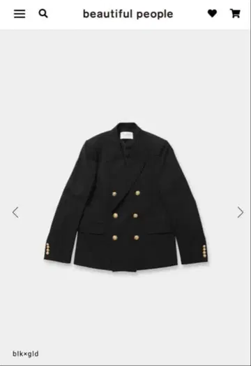 beautiful people 로고 개버딘 THE/a 자켓