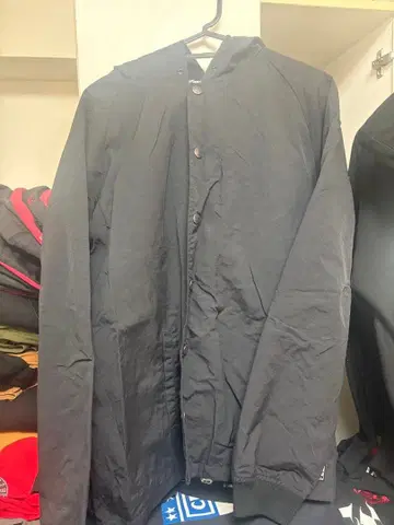 kustomstyle 후드 부착 나일론 자켓 L